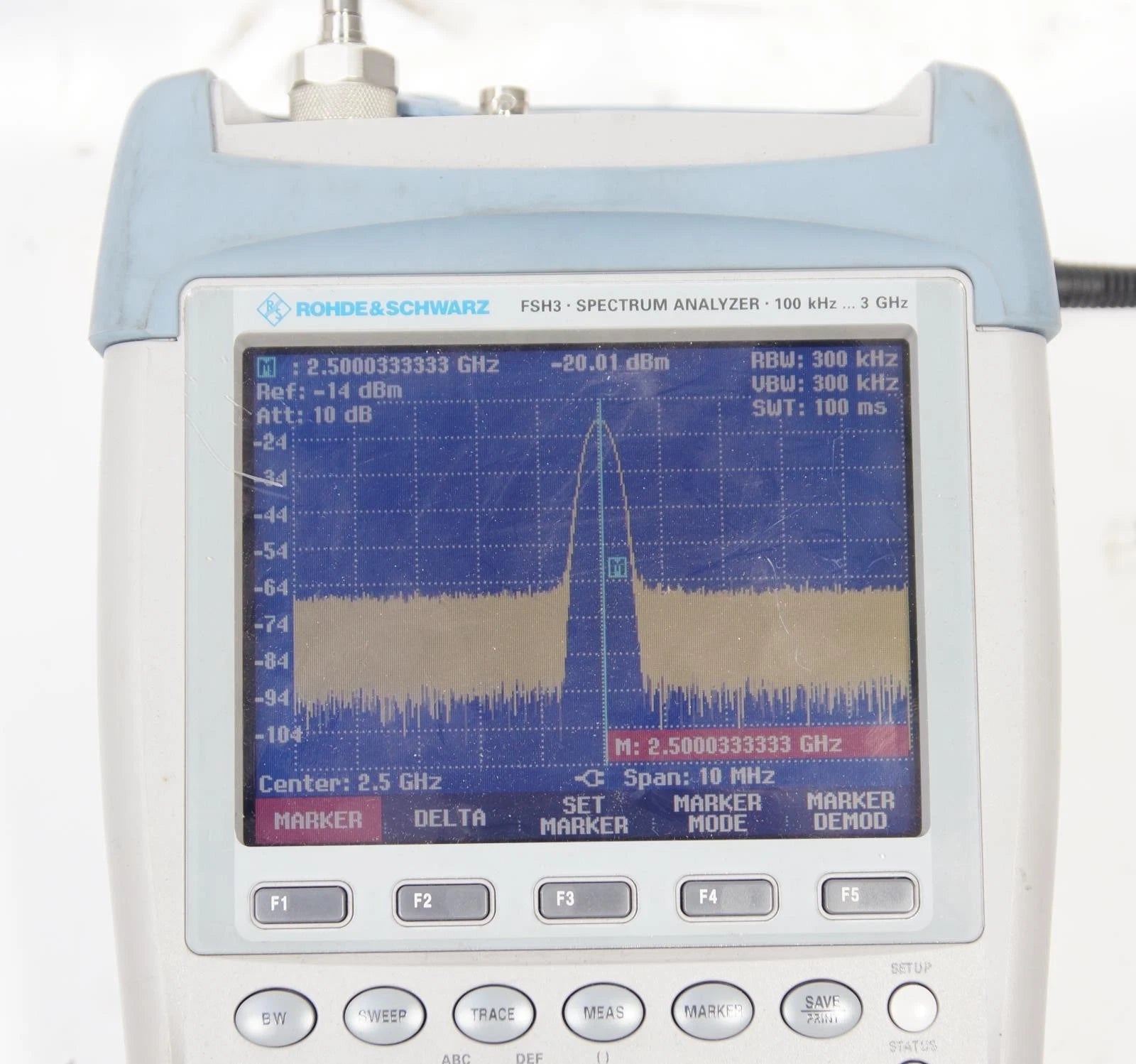 Rohde and Schwarz FSH3 100kHz - 3GHz Spectrum Analyzer