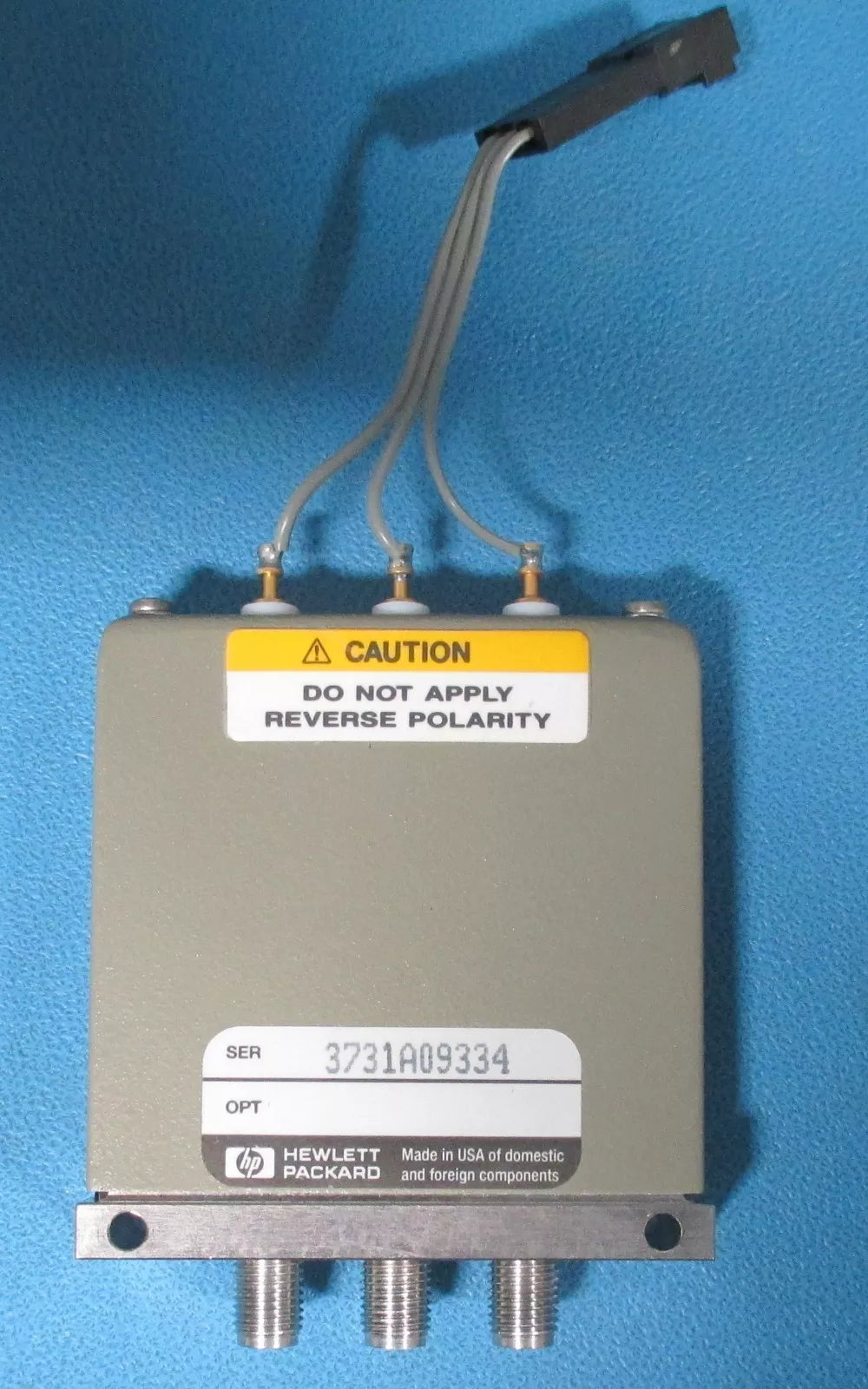 HP Agilent 8763B 4-Port Coaxial Switch, DC to 18 GHz Option 24