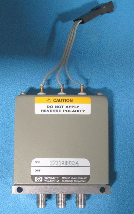 HP Agilent 8763B 4-Port Coaxial Switch, DC to 18 GHz Option 24