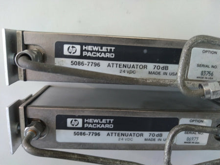 HP Agilent 5086-7796 RF Programmable Attenuator 70 dB DC-26.5GHz w/ cables - XG eqpt