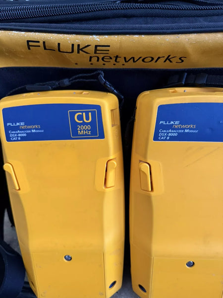 Fluke Networks DSX-8000 Cable Certifier Tester Kit (Calibrated 2023-2024)