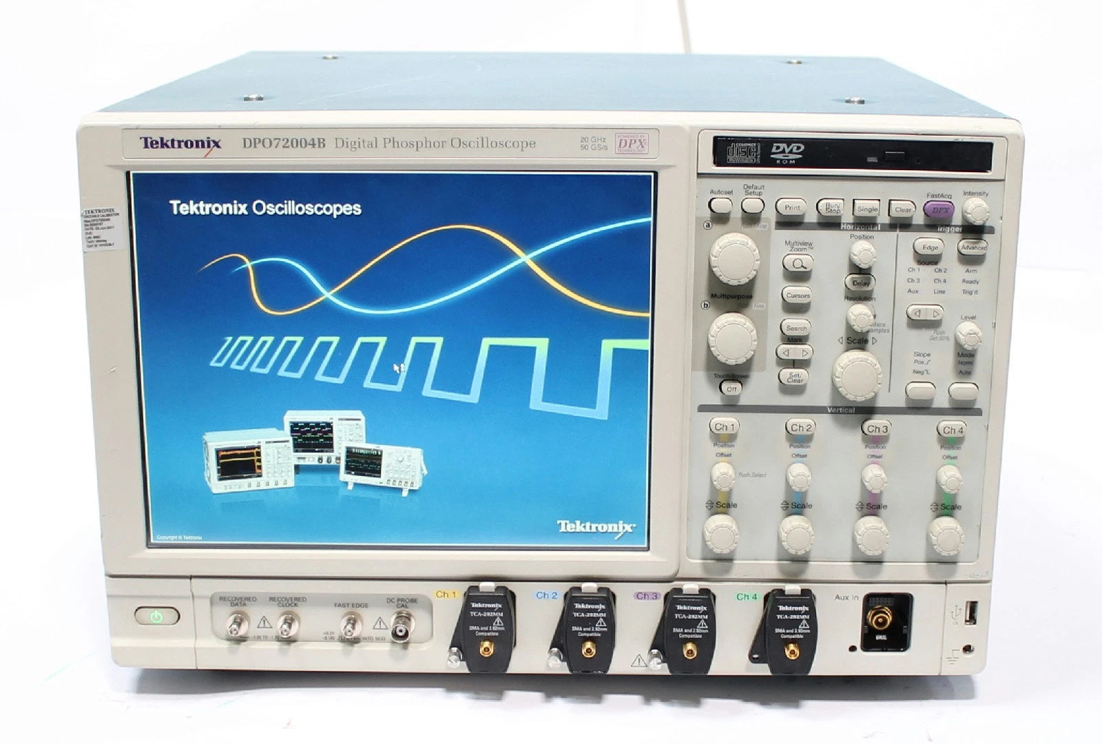 Tektronix DPO72004B 20GHz 4CH 50GSa/s Real-Time Digital Oscilloscope