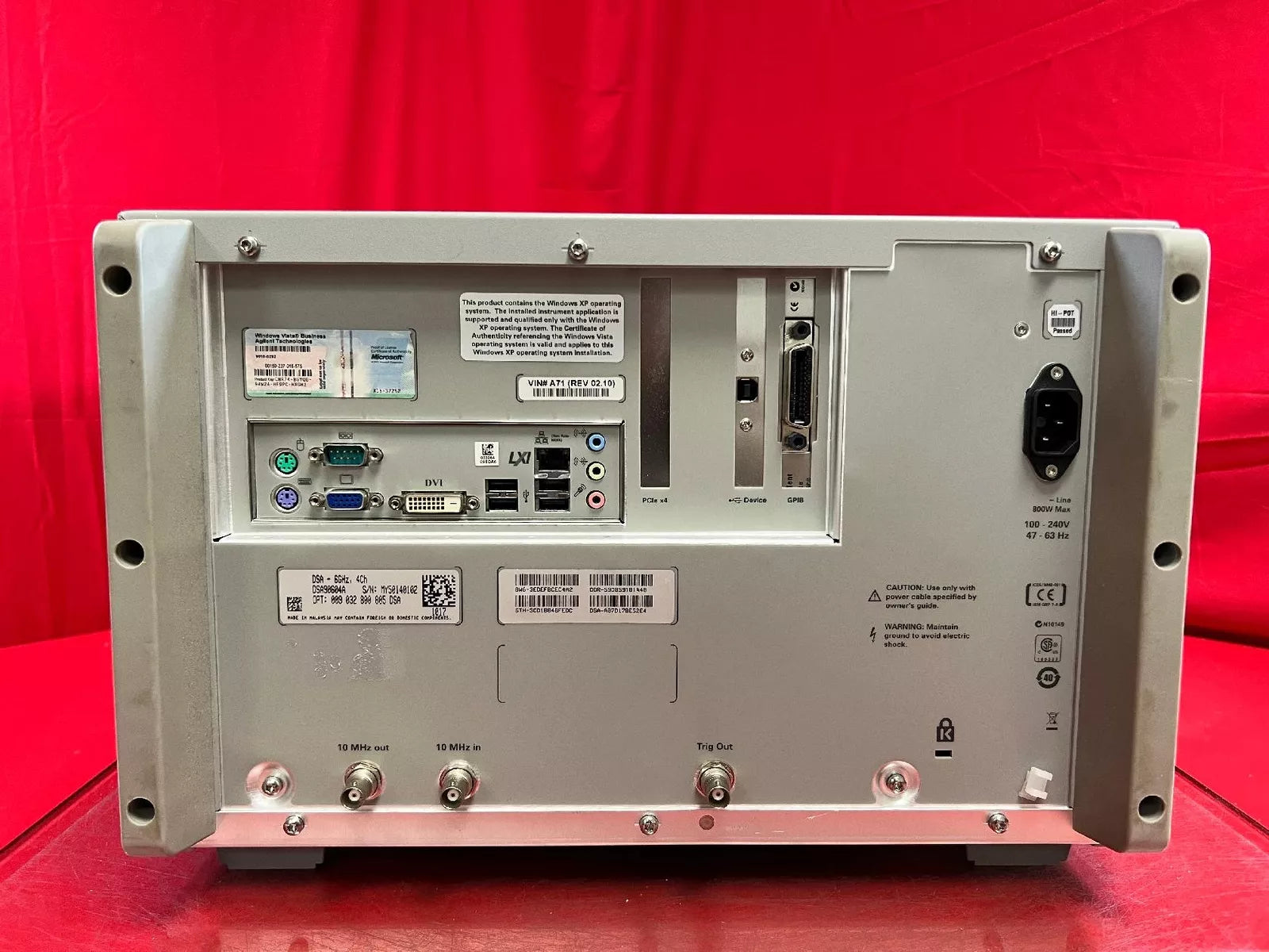 Agilent/Keysight DSA90604A Infiniium High Performance Oscilloscope, 6 GHz