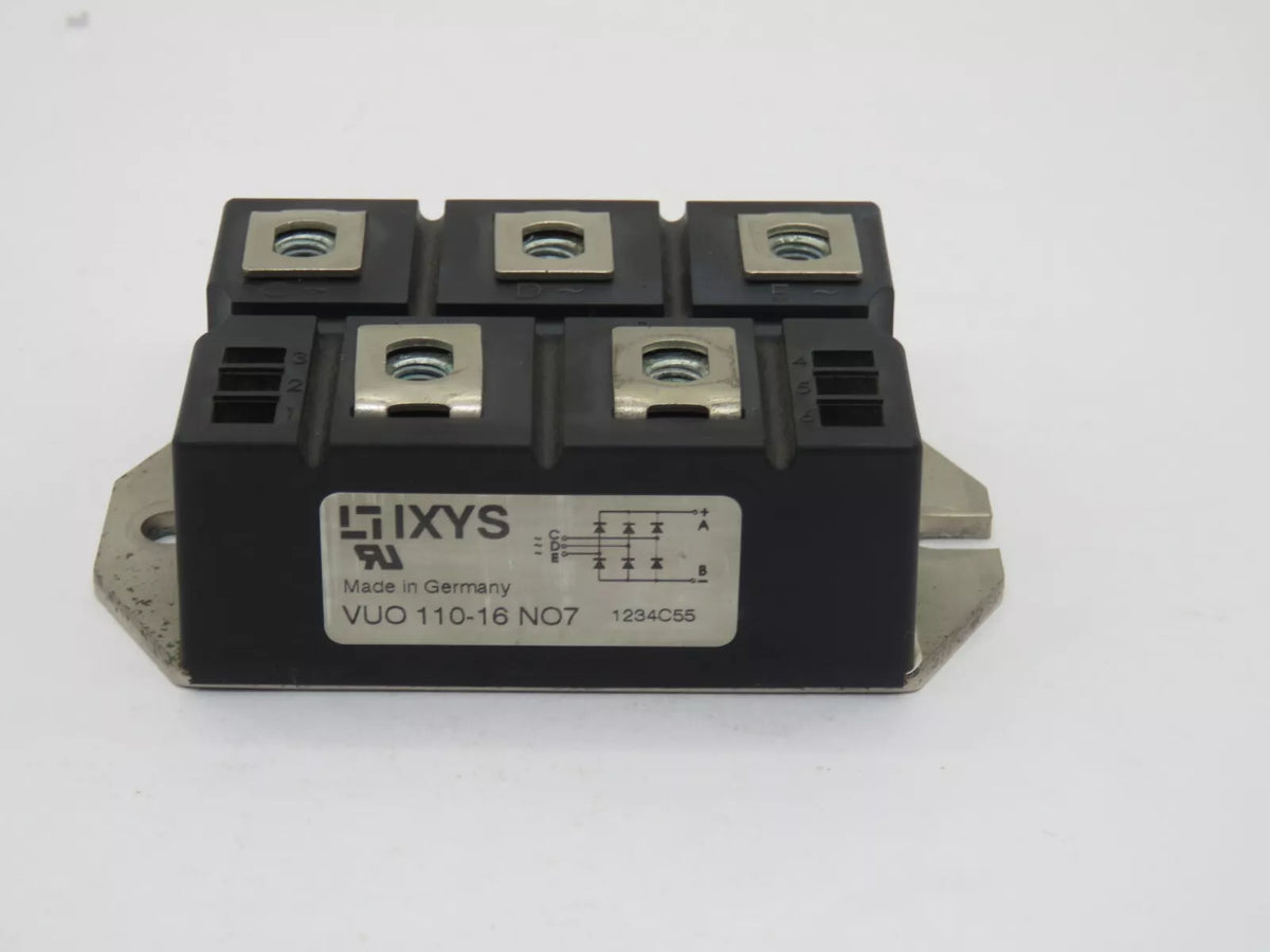 IXYS VUO110-16NO7 Bridge Rectifier Diode Module 5-Pole 1.6 kV 125A 1.46V