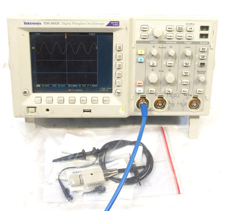 Tektronix TDS3052 C 2CH 500 MHz 5 GS/s DPO Digital Phosphor Oscilloscope