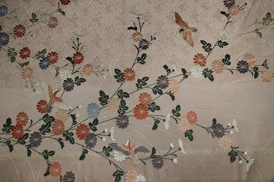 OBI Auspicious bird&chrysanthemum