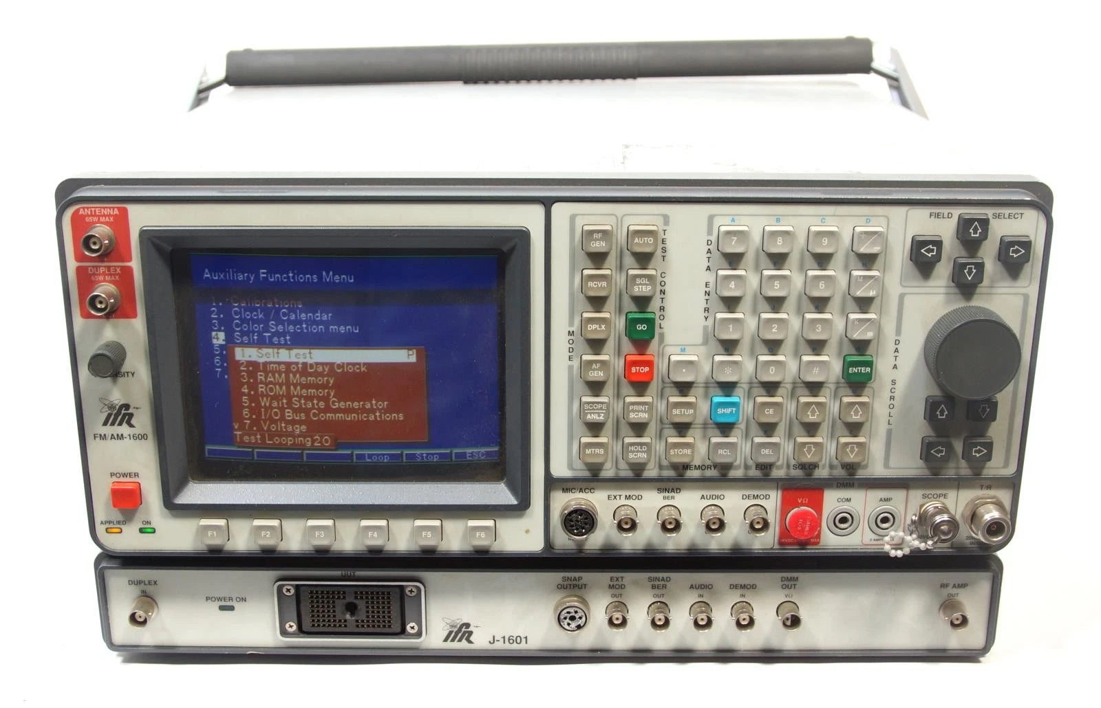 Aeroflex IFR FM/AM 1600 Communications Service Monitor with J-1601