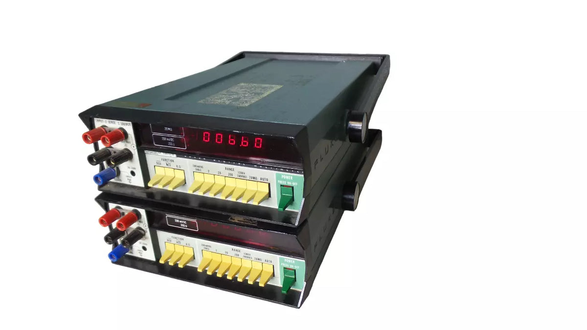 Lot of 2 Fluke 8800A/AF Digital Multimeter 