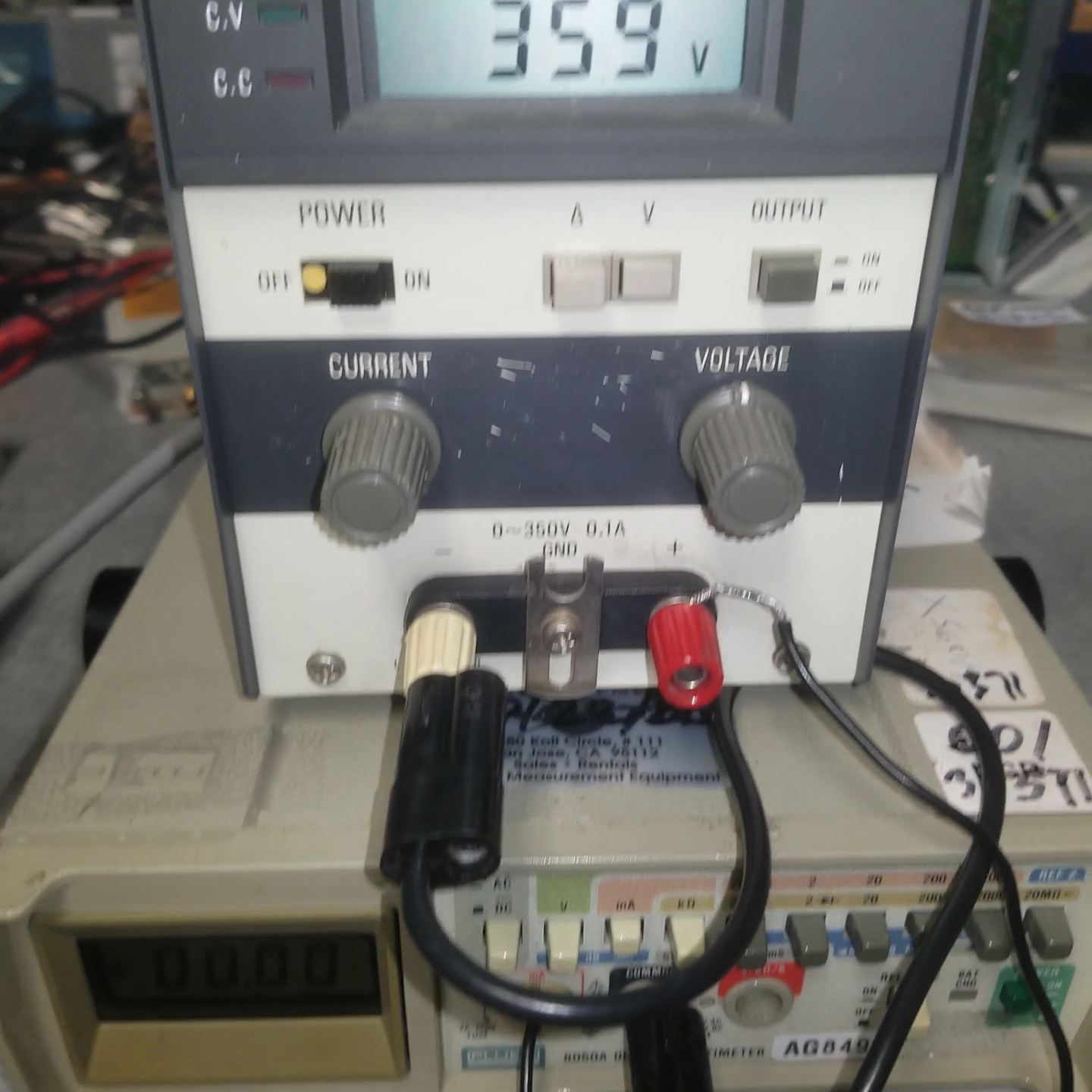Lab Power Supply 350V 100mA by Kikusui
