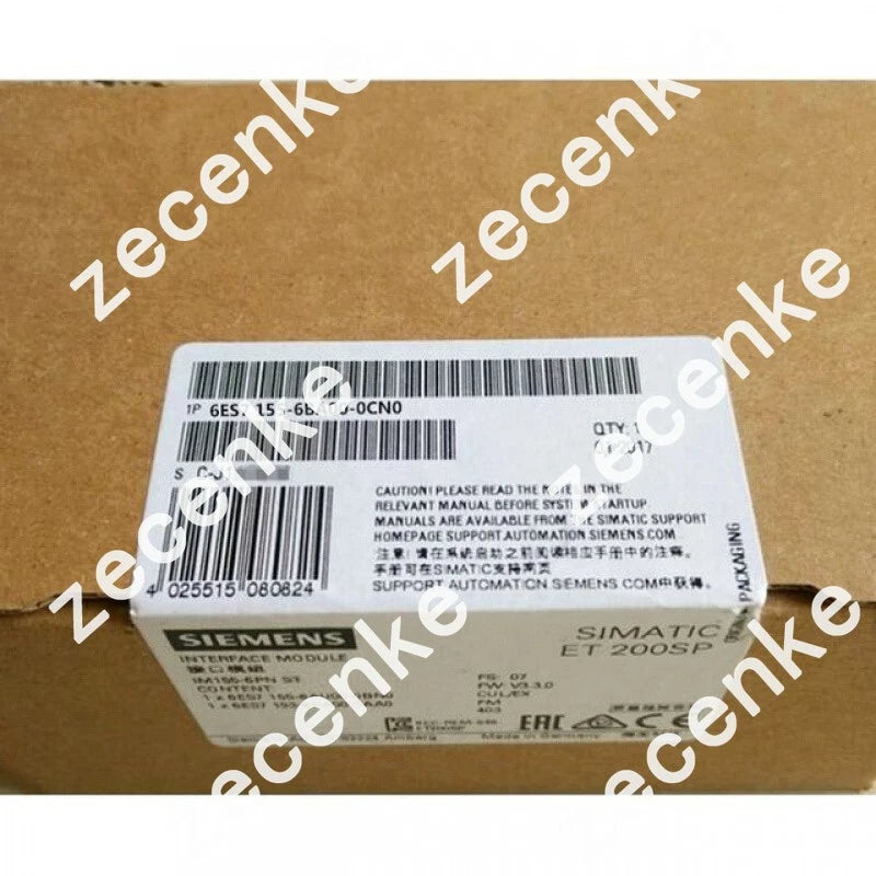 Siemens 6ES7155-6BA00-0CN0 PLC Module - 1PC New 6ES71556BA000CN0