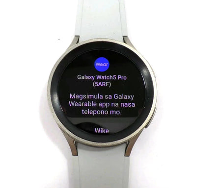 Samsung Galaxy Watch 5 PRO SM-R925U GPS LTE 45mm Aluminum Case - Silver