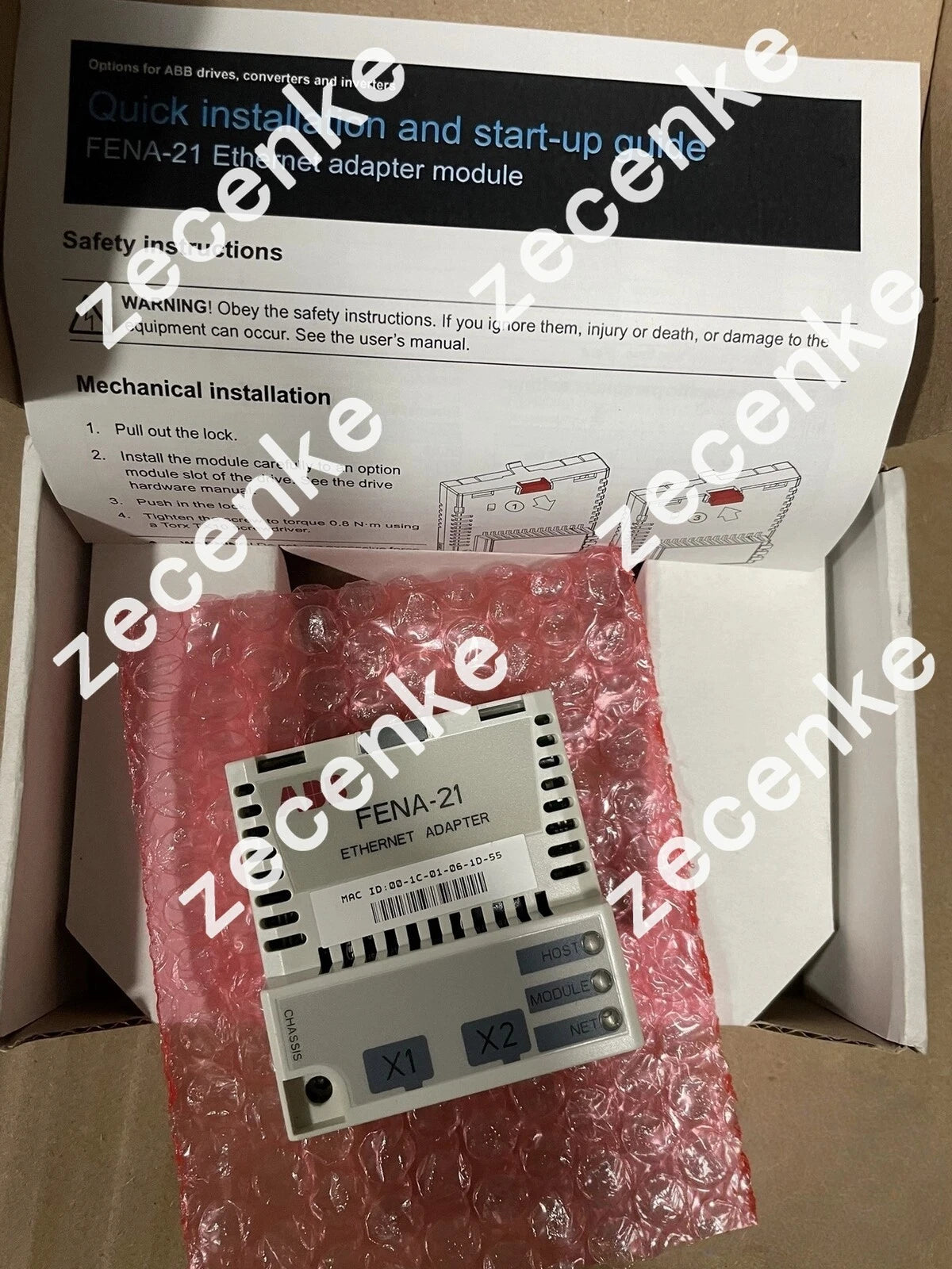 ABB FENA-21 Inverter Ethernet Adapter Module - NEW IN BOX