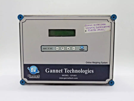 Gannet Technologies GT-501 Online Weighing System Control Panel for Extruder