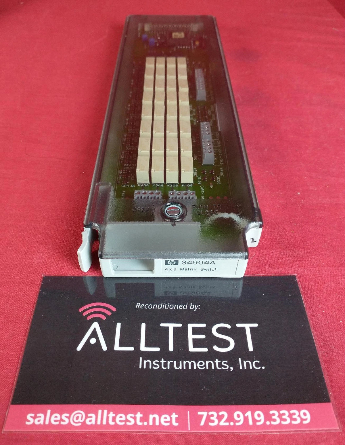 HP Agilent Keysight 34904A 4x8 Matrix Module