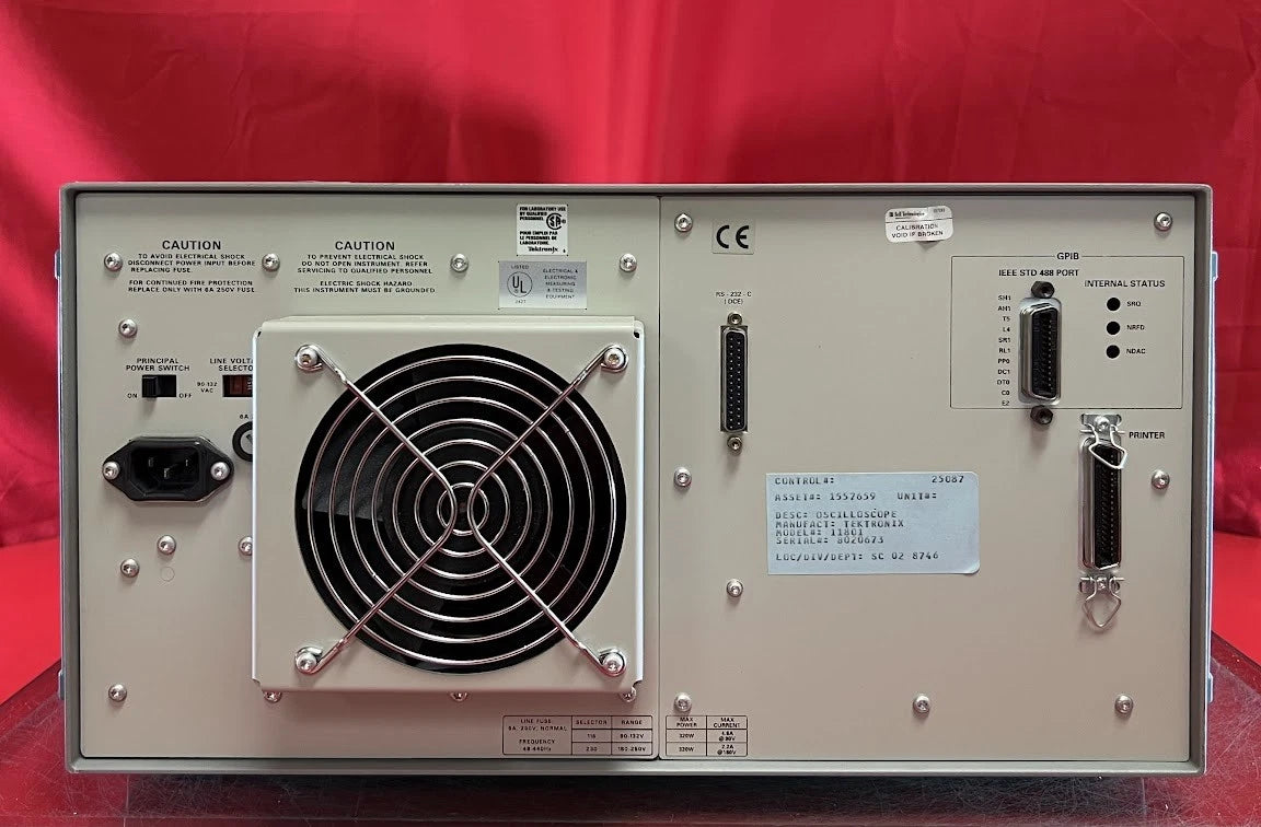 Tektronix 11801B B020673 Digital Sampling Oscilloscope, 50GHz, 320W