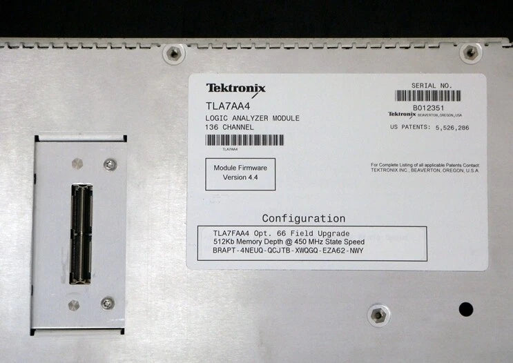 Tektronix TLA 7AA4/66 136ch 128kb 8GHz Logic Analyzer Module