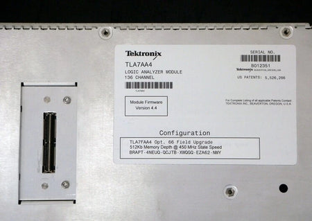 Tektronix TLA 7AA4/66 136ch 128kb 8GHz Logic Analyzer Module