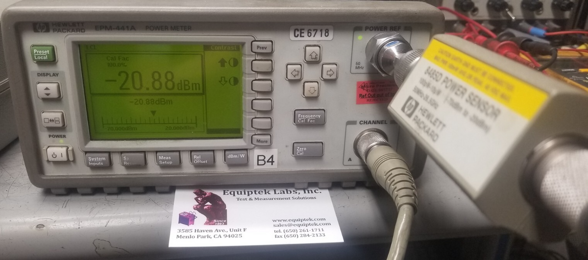 RF Power Meter & Sensor by Agilent