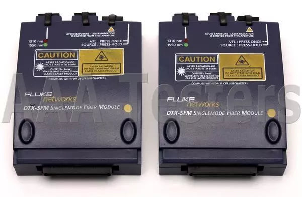 Fluke Networks DTX-1800 w/ DTX-SFM SM Fiber Cat6a 1gHz Cable Analyzer DTX 1800 - XG eqpt
