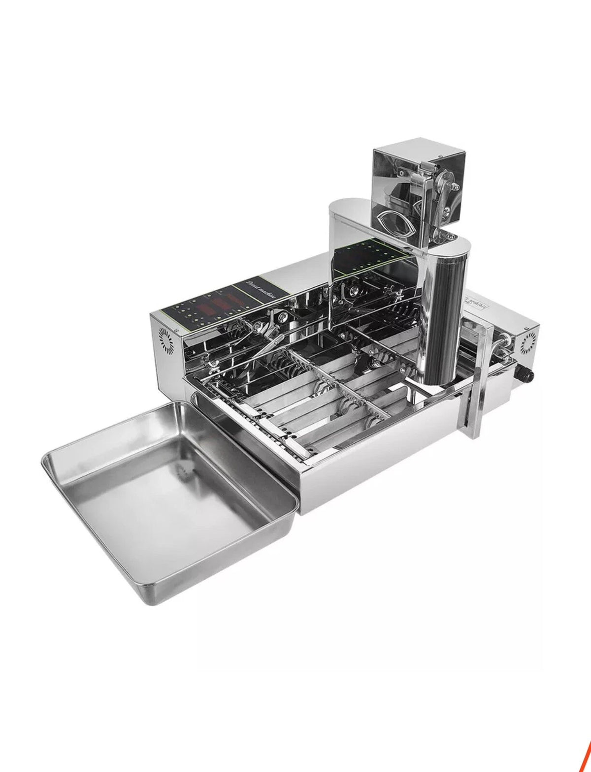 Commercial Automatic Donut Machine Stainless Steel 4 Rows - 1800pcs/h