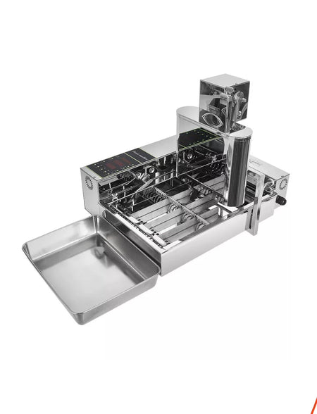 Commercial Automatic Donut Machine Stainless Steel 4 Rows - 1800pcs/h
