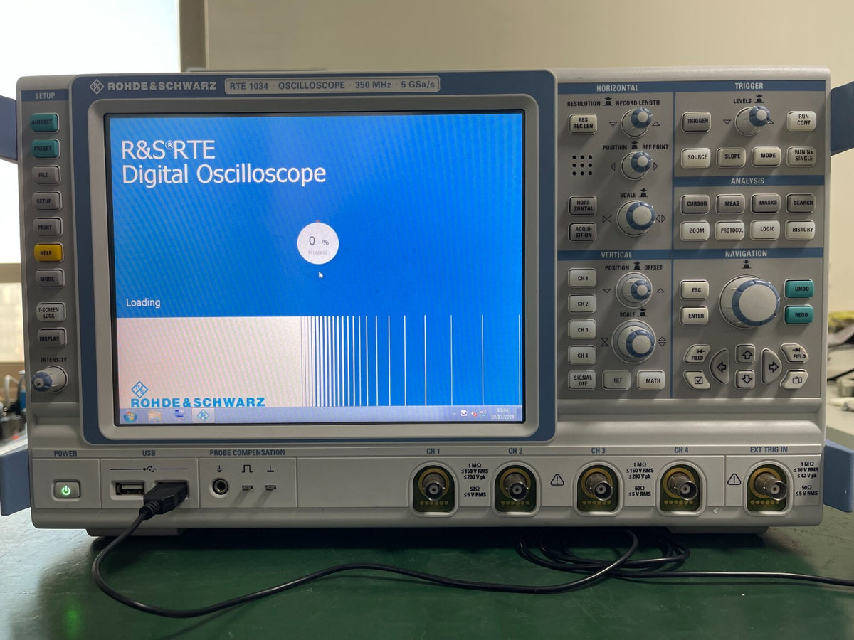 Rohde & Schwarz RTE 1034 OSCILLOSCOPE , 4CH , 350MHz Bandwidth , 5 GSa/s - XG eqpt