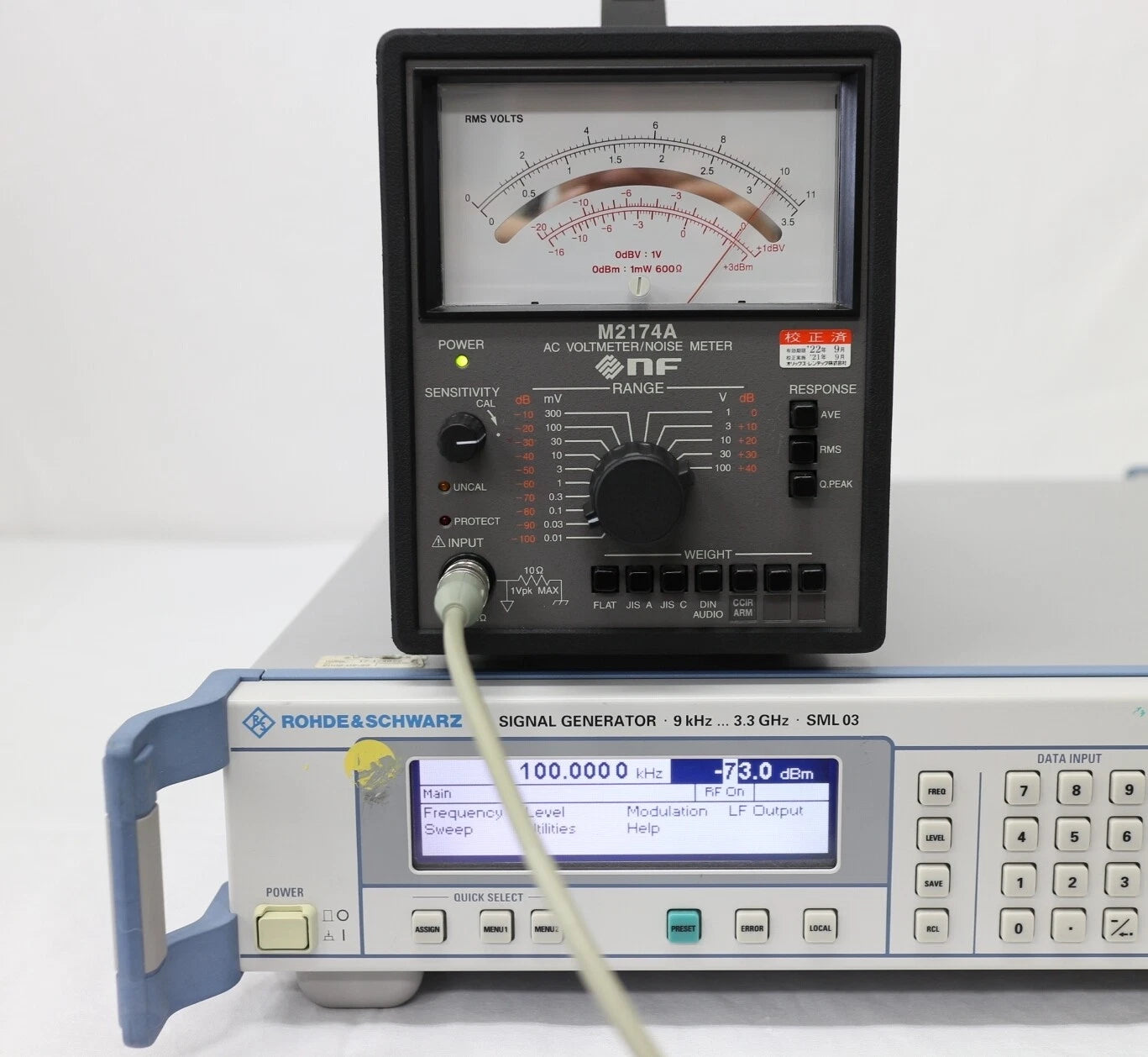NF M2174A AC Voltmeter noise meter