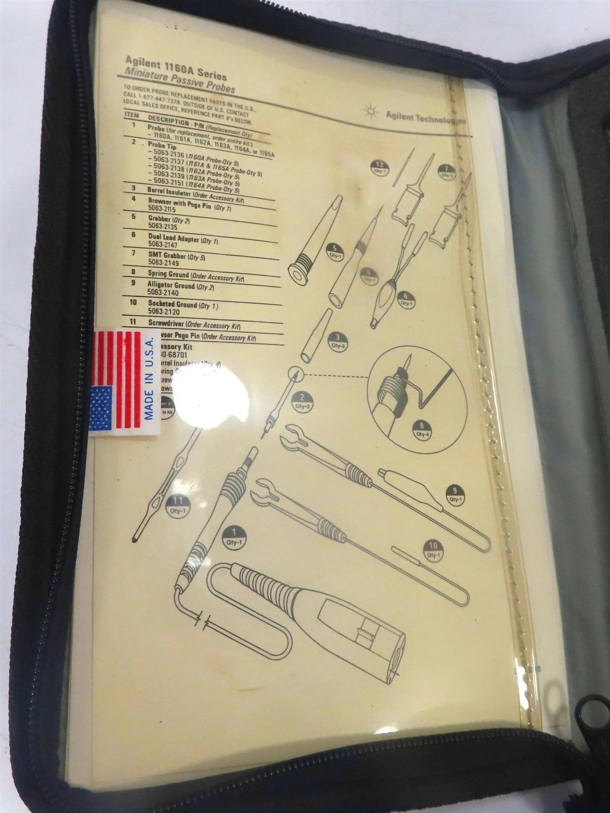 AGILENT 1160 series miniature passive probes  - Free Shipping
