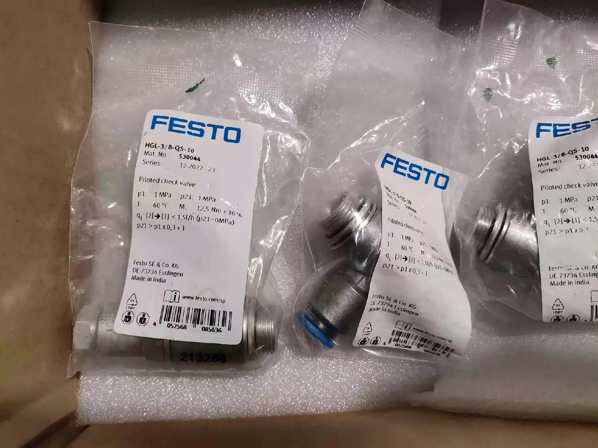 Festo HGL-3/8-QS-10 530044 Throttle Valve