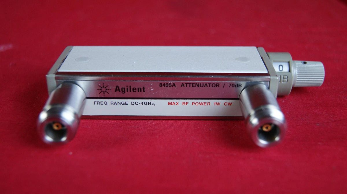 Agilent Keysight 8495A Manually Variable Step Attenuator DC-4GHz 70dB Type-N