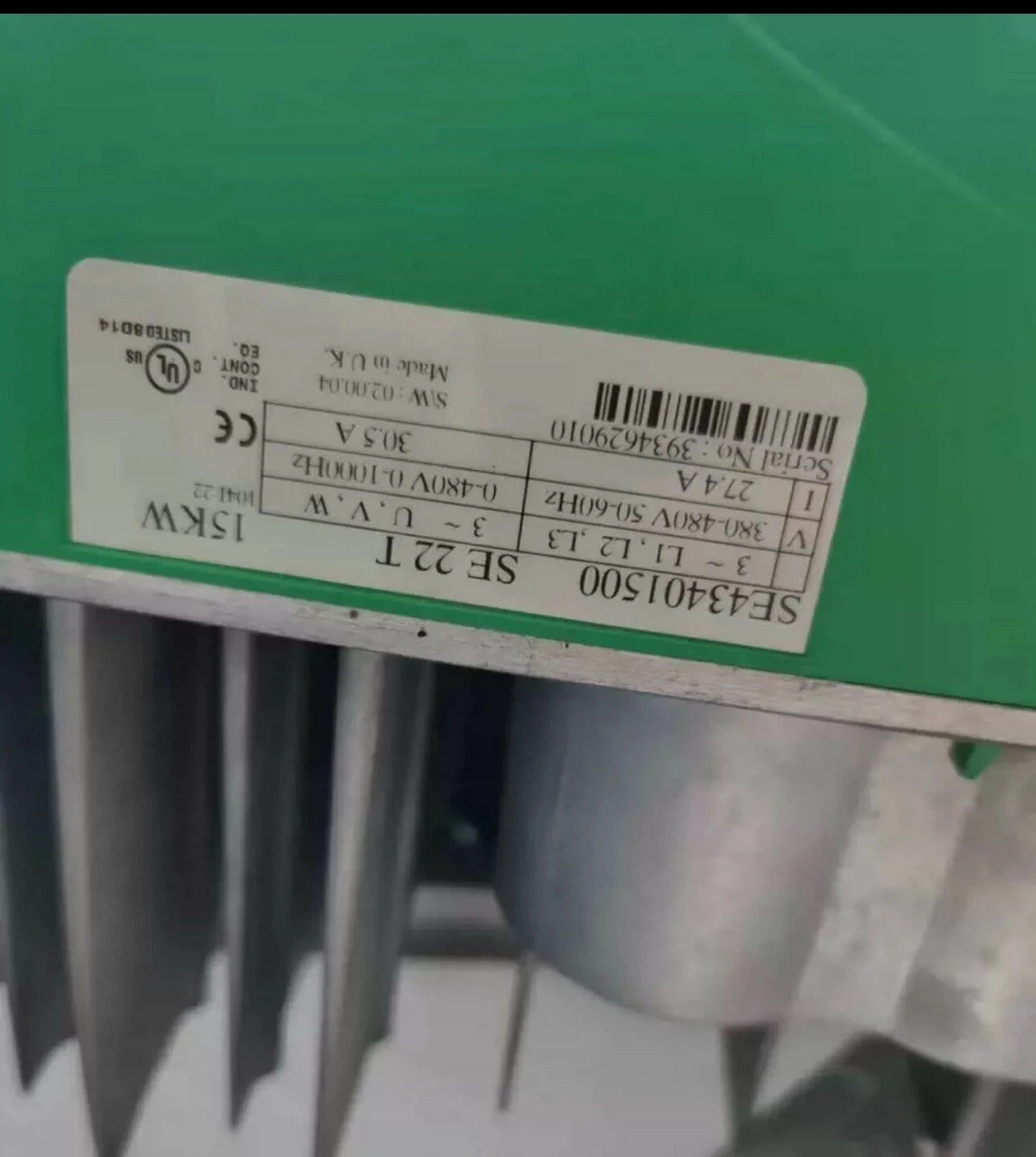 Control Techniques SE43401500: High Performance Servo Drive