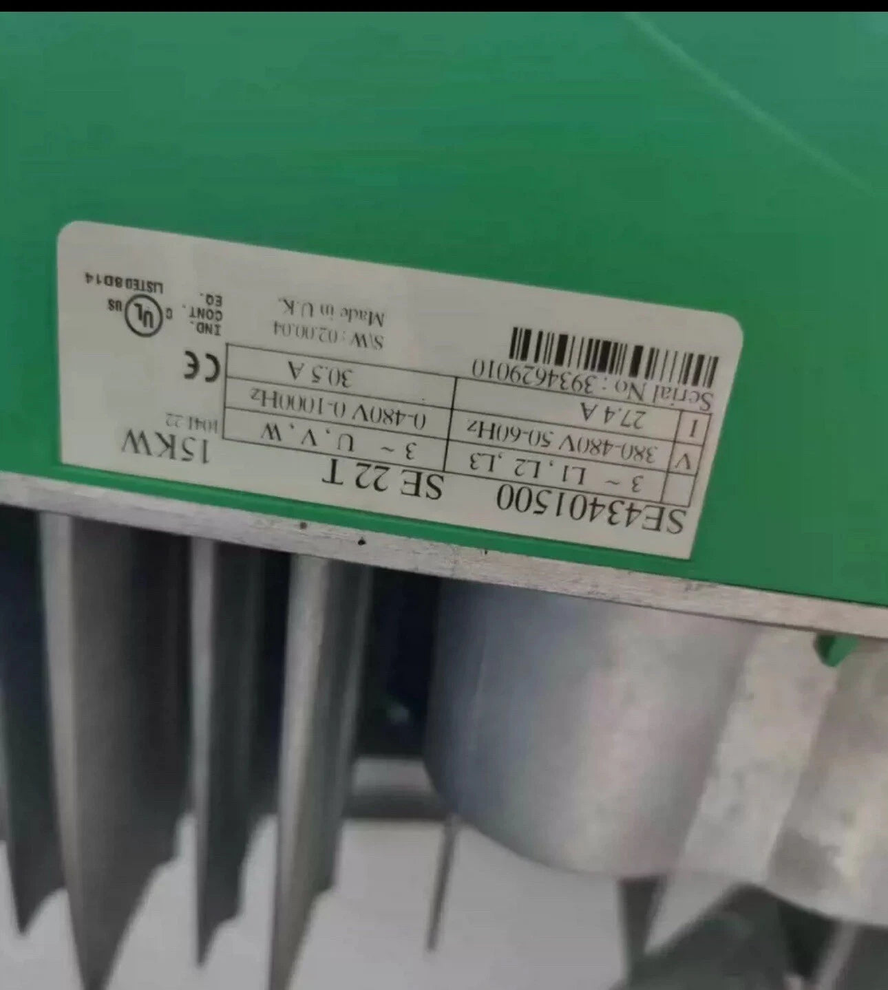 Control Techniques SE43401500: High Performance Servo Drive