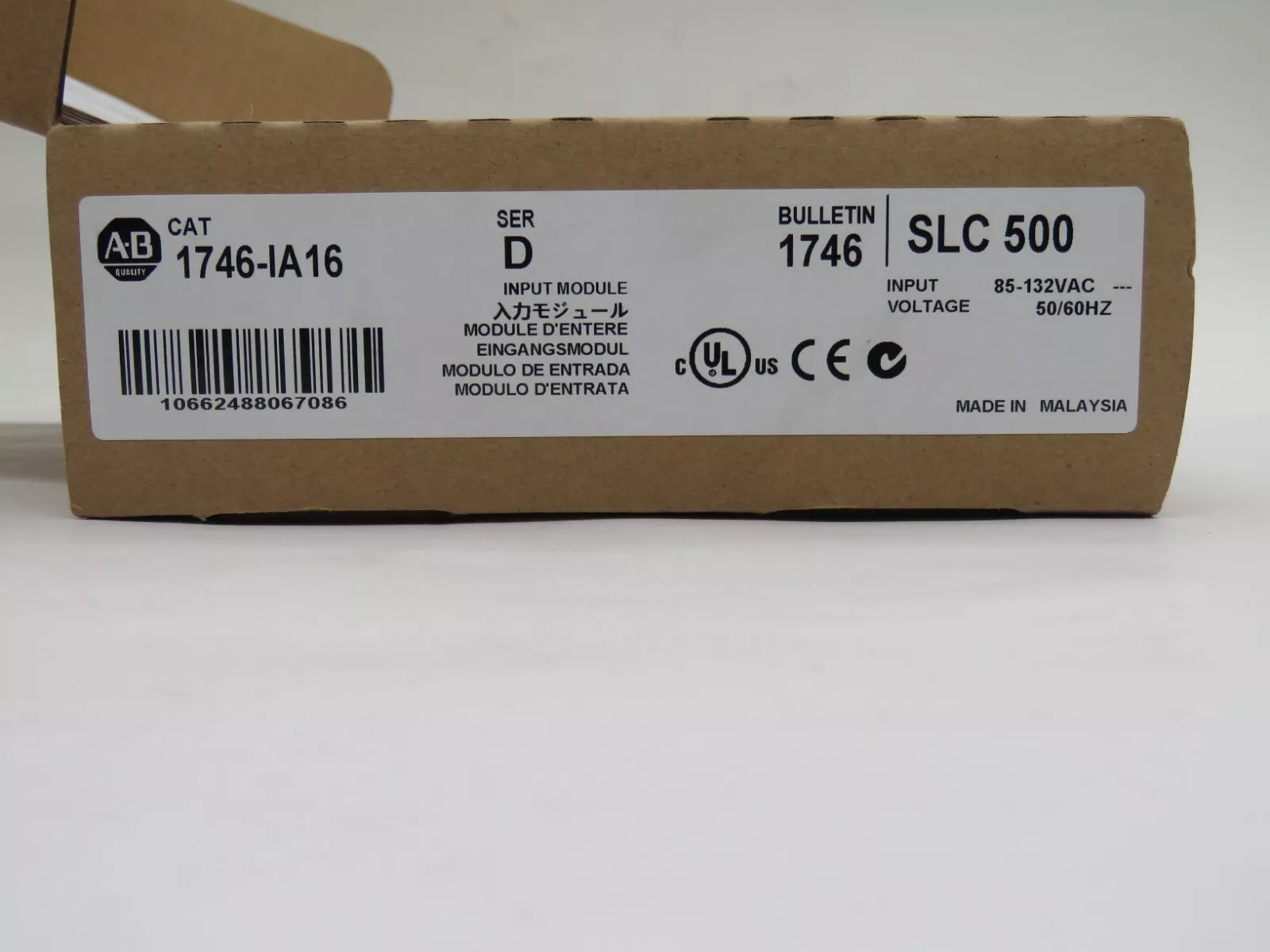 Allen-Bradley 1746-IA16 Digital Input Module SLC 500 SER D 110-120 VAC - NEW
