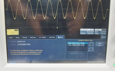 LeCroy 64Xi Oscilloscope Digital 600MHz Bandwidth 10GS/s with Two Bad Channels
