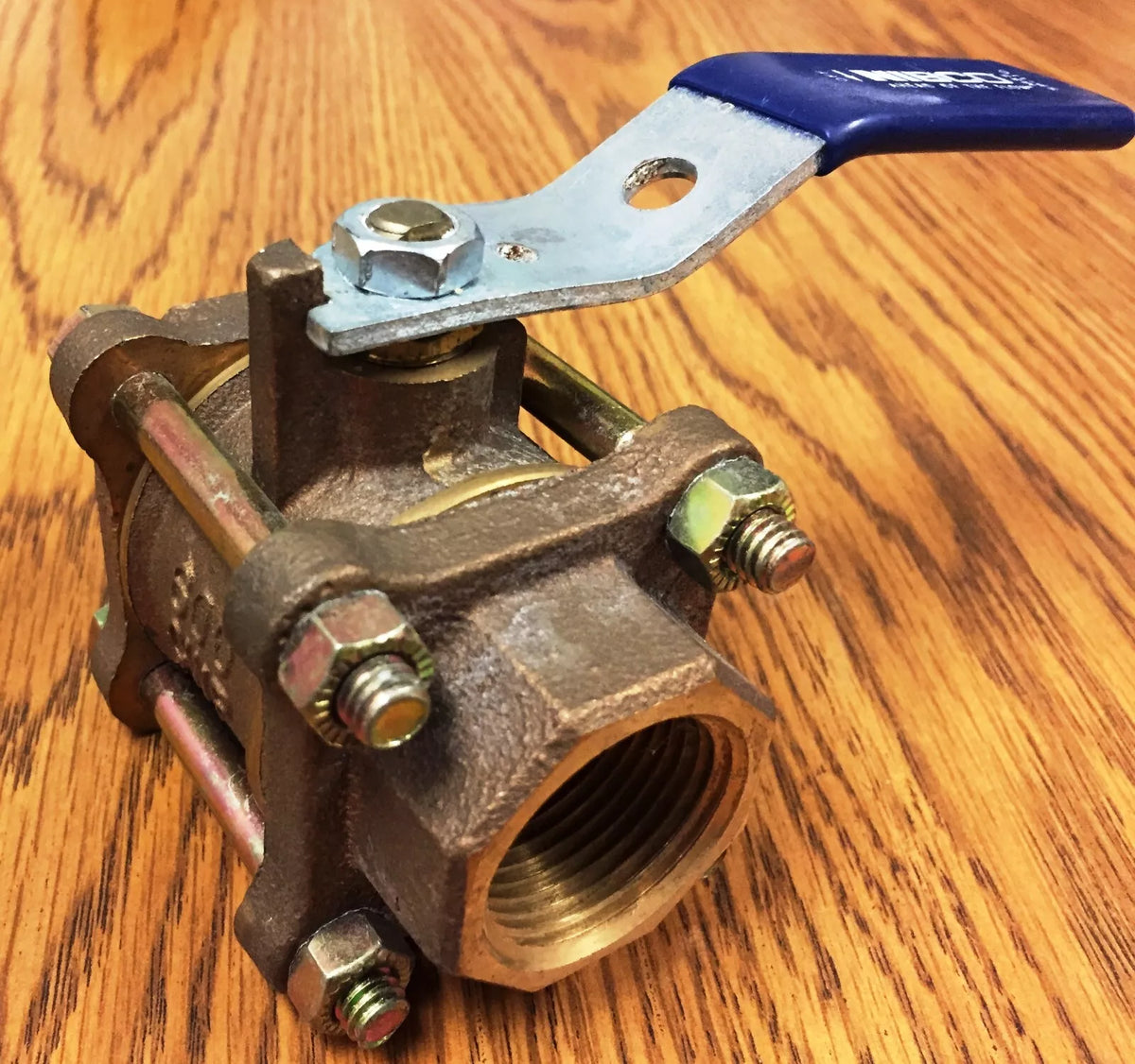 Nibco Material # NL9950A T-595-Y 1 3PC THRD Ball Full Port BRZ Ball Valve