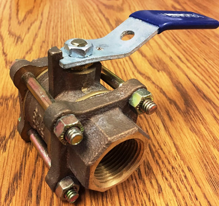 Nibco Material # NL9950A T-595-Y 1 3PC THRD Ball Full Port BRZ Ball Valve