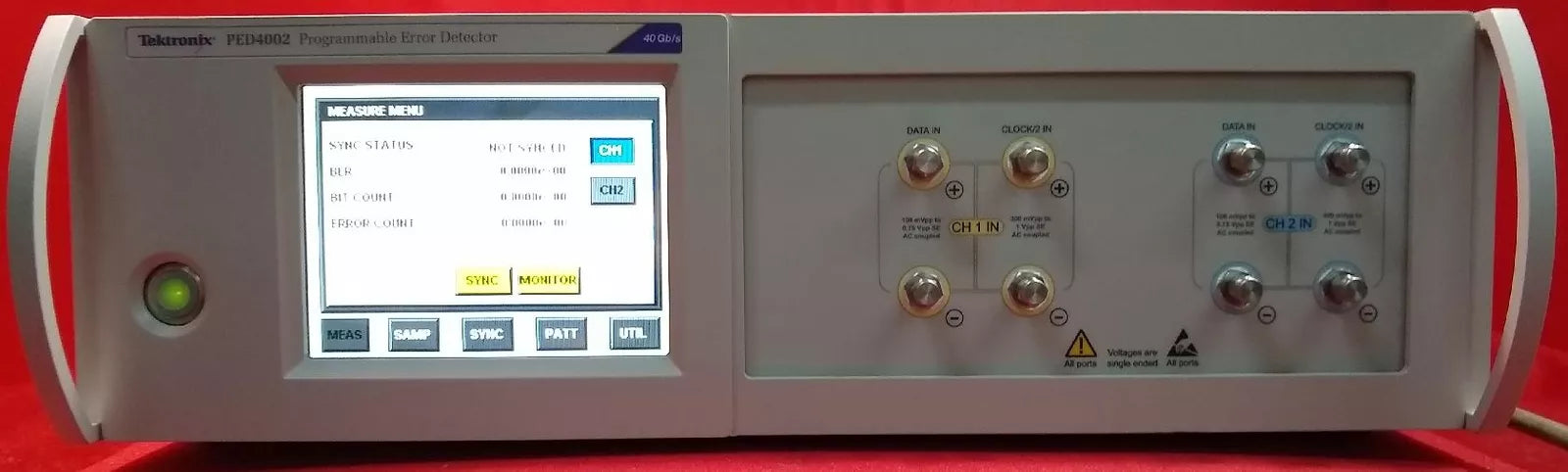 Tektronix PED4002 2 Channel 40 Gb/s Error Detector BERT Product
