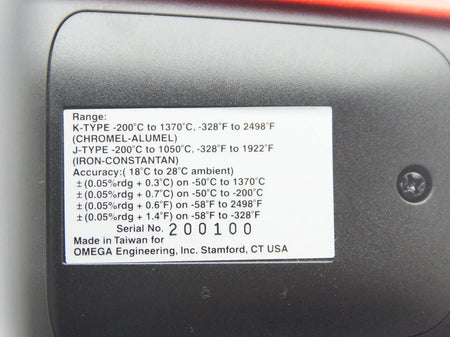 Omega HH802U Thermocouple Thermometer