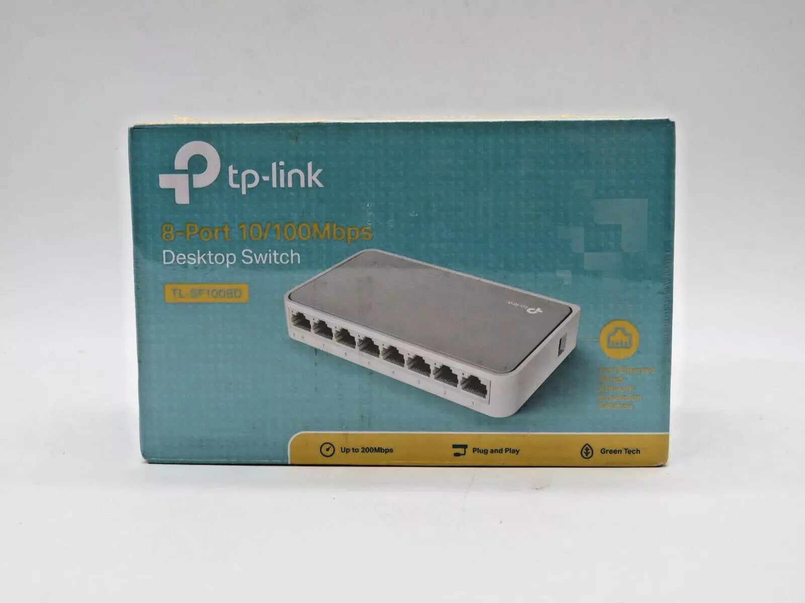 TP-LINK TL-SF1008D 8-Port 10/100 Mbps Desktop Fast Ethernet Wired Network Switch
