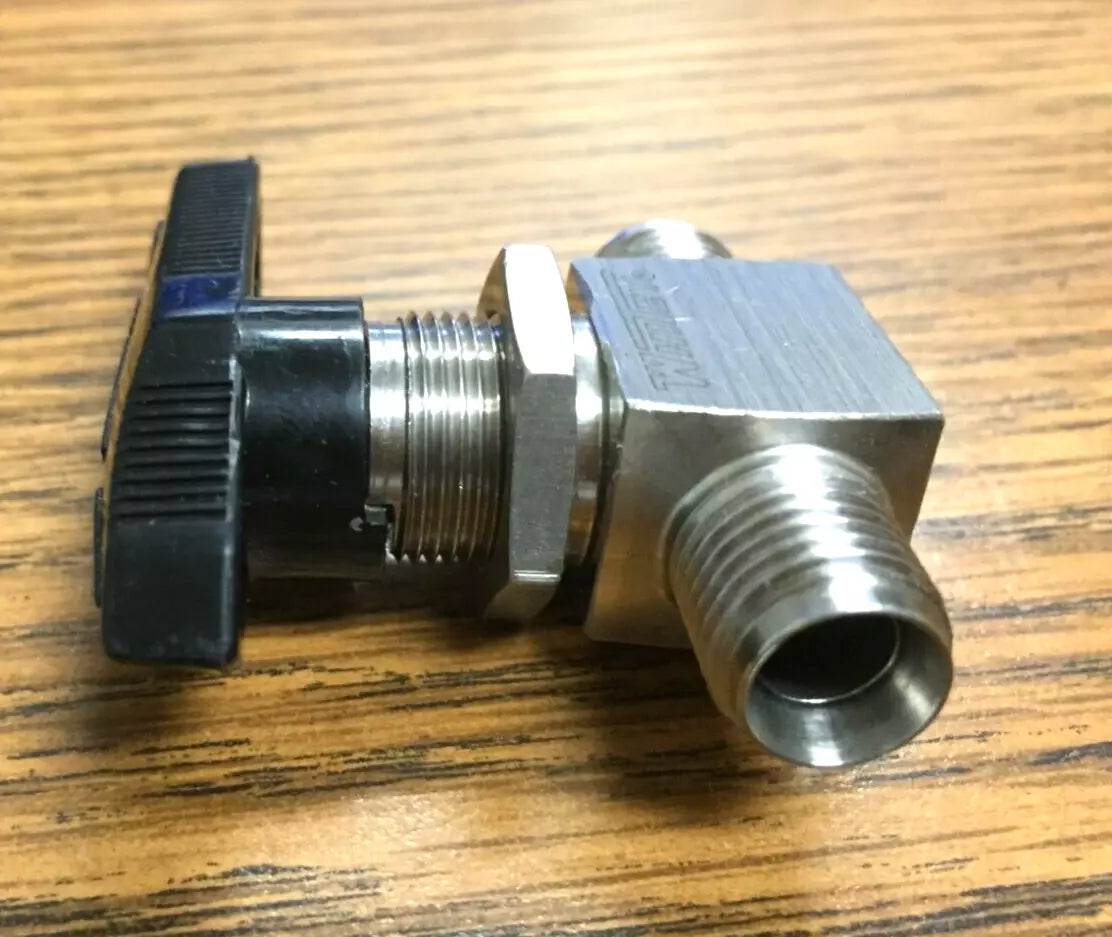 Whitey SS-42S4 316 Stainless Steel Ball Valve 1/4 Tube Fittings 2500 PSI
