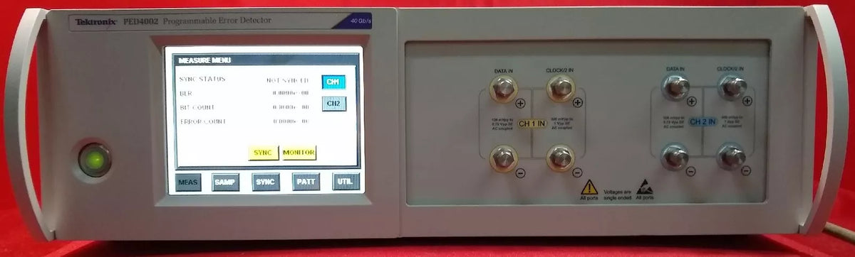 Tektronix PED4002 2 Channel Error Detector 40 Gb/s Bit Error Ratio Testers