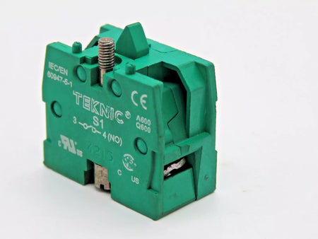 Teknic S1 Push Button Contact Block, 16A, 2.5mm