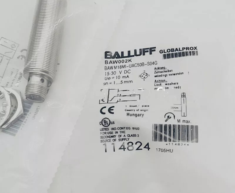 Balluff M18MI-UAC50B-S04G Photoelectric Switch - New in Box