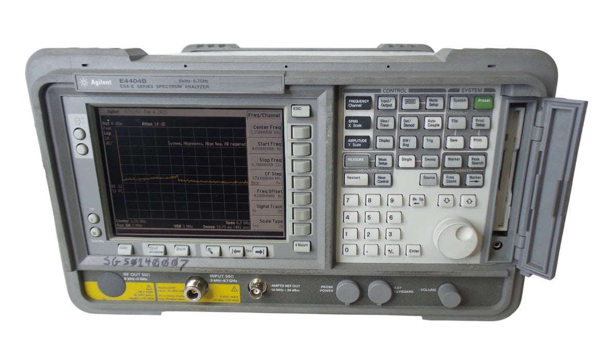 Agilent E4404B ESA-E Series Spectrum Analyzer 9kHz-6.7GHz