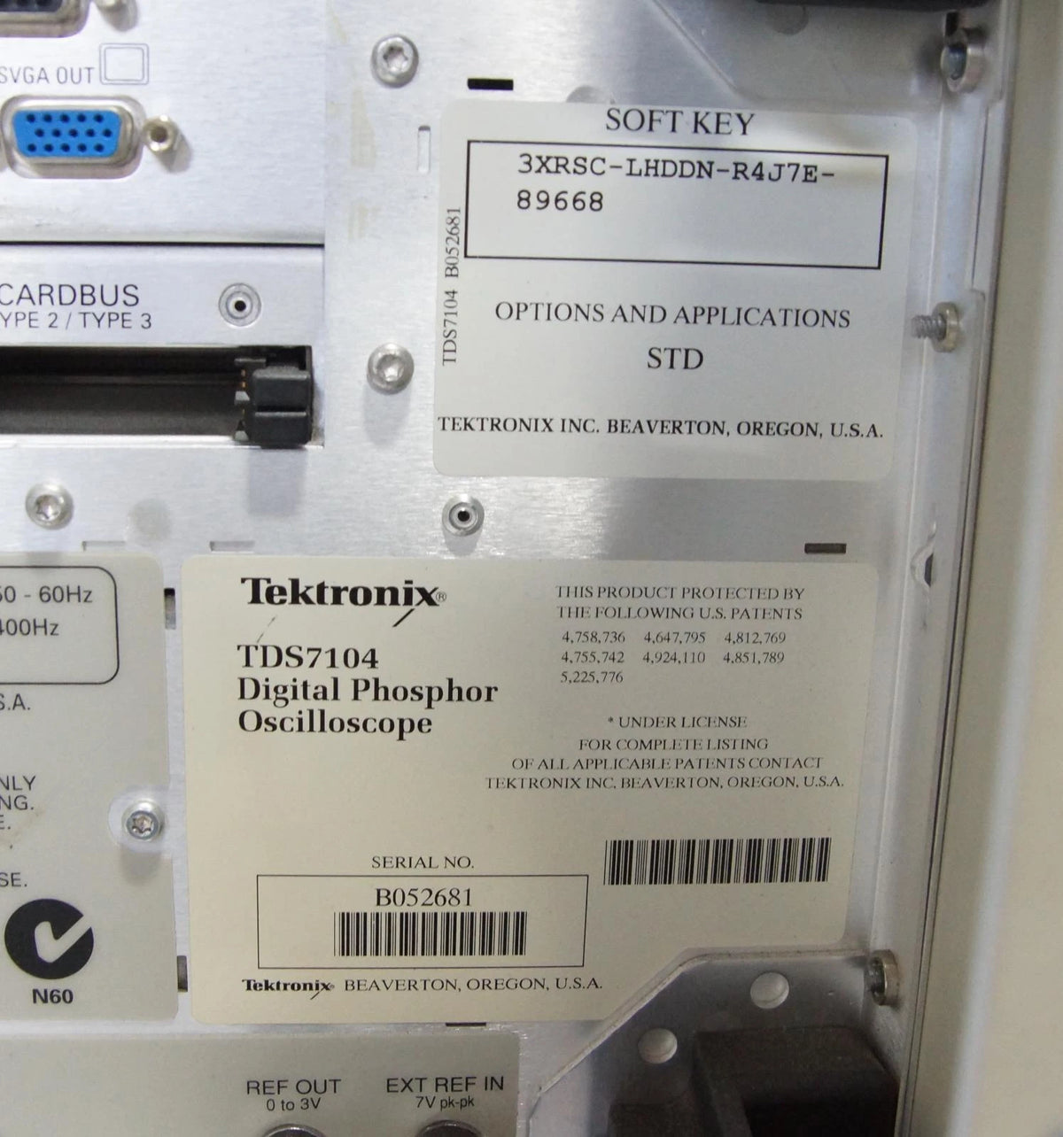 Tektronix TDS 7104 4Ch 1GHz 1GSa/s Digital Phosphor Oscilloscope