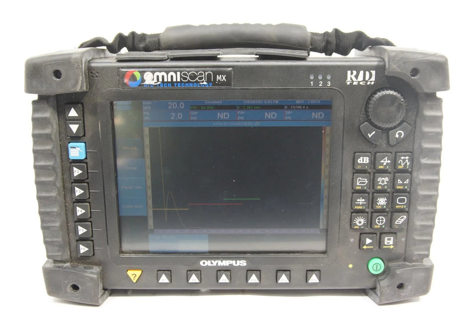 Olympus Omniscan MX Phased Array Ultrasonic Flaw Detector NDT w OMNI-M-PA16128