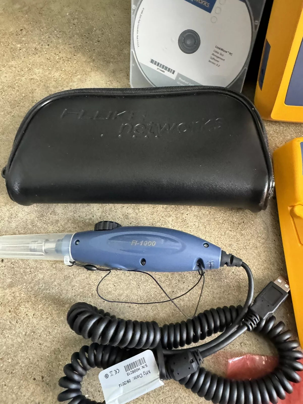 Fluke Networks DSX-5000 Versiv Cat6 Cable Certifier Tester Kit & FI-1000-Kit