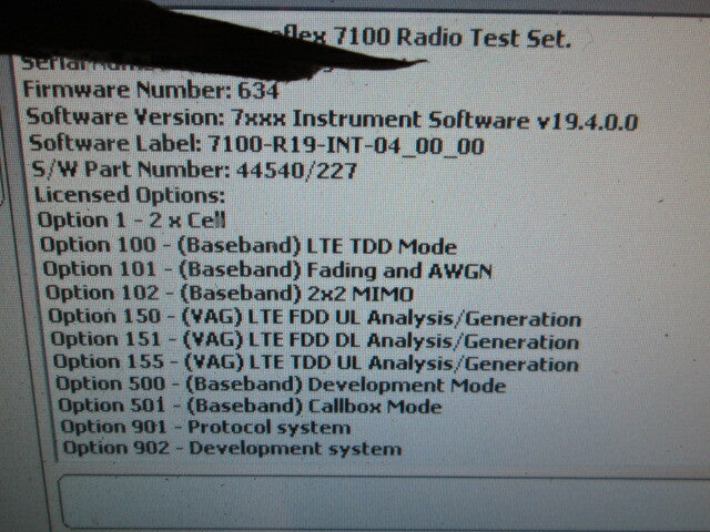 Aeroflex 7100 Digital Radio LTE Test Set