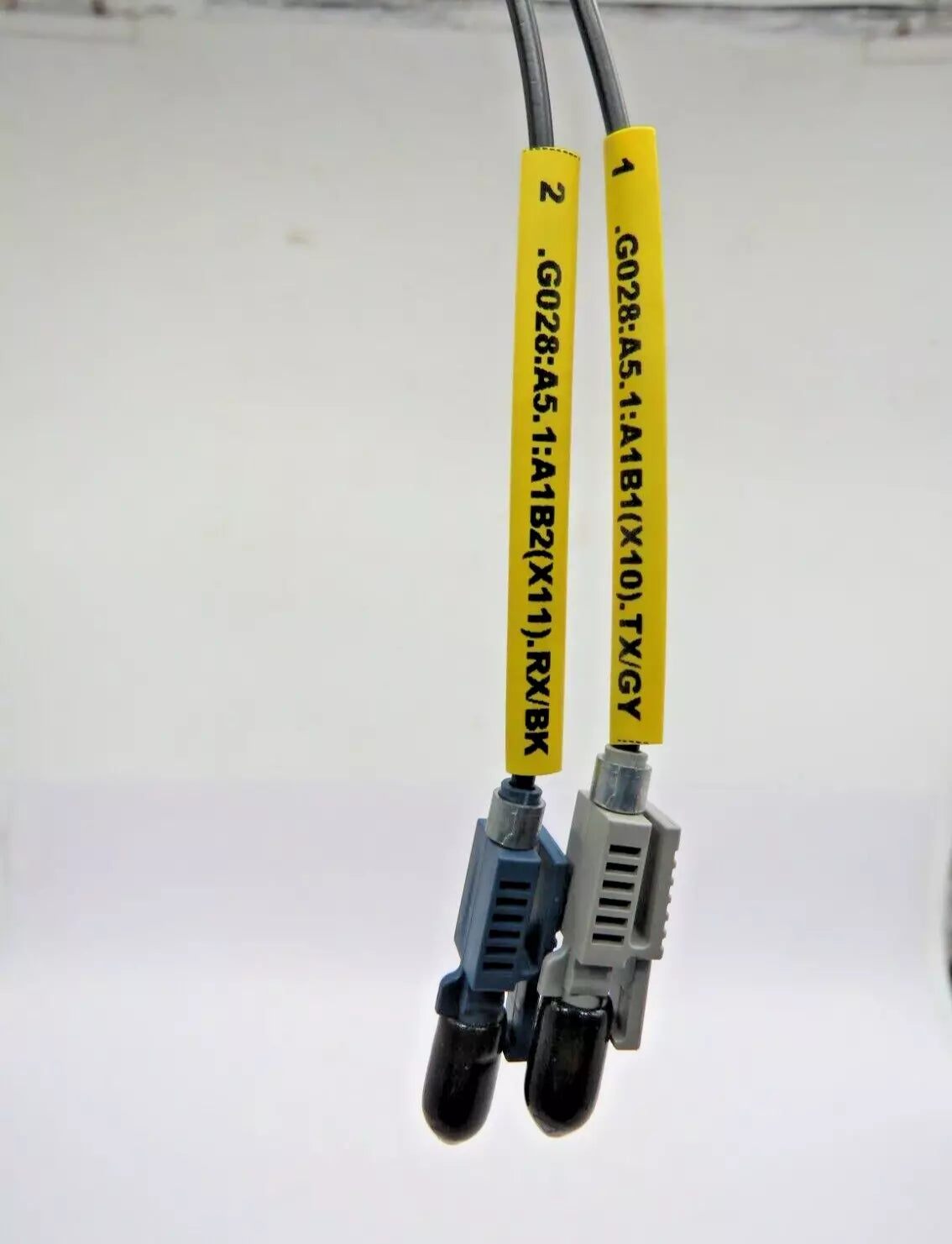 2m LC to LC Duplex Fiber Optic Cable A400: A1:210A RX/BK TX/GY