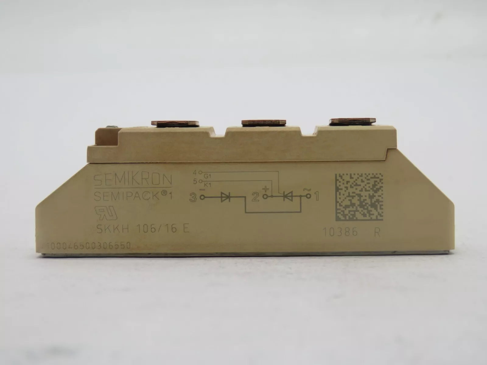 Set of 3 Semikron SKKH106/16E Thyristor Module 106A 1.6KV A 47